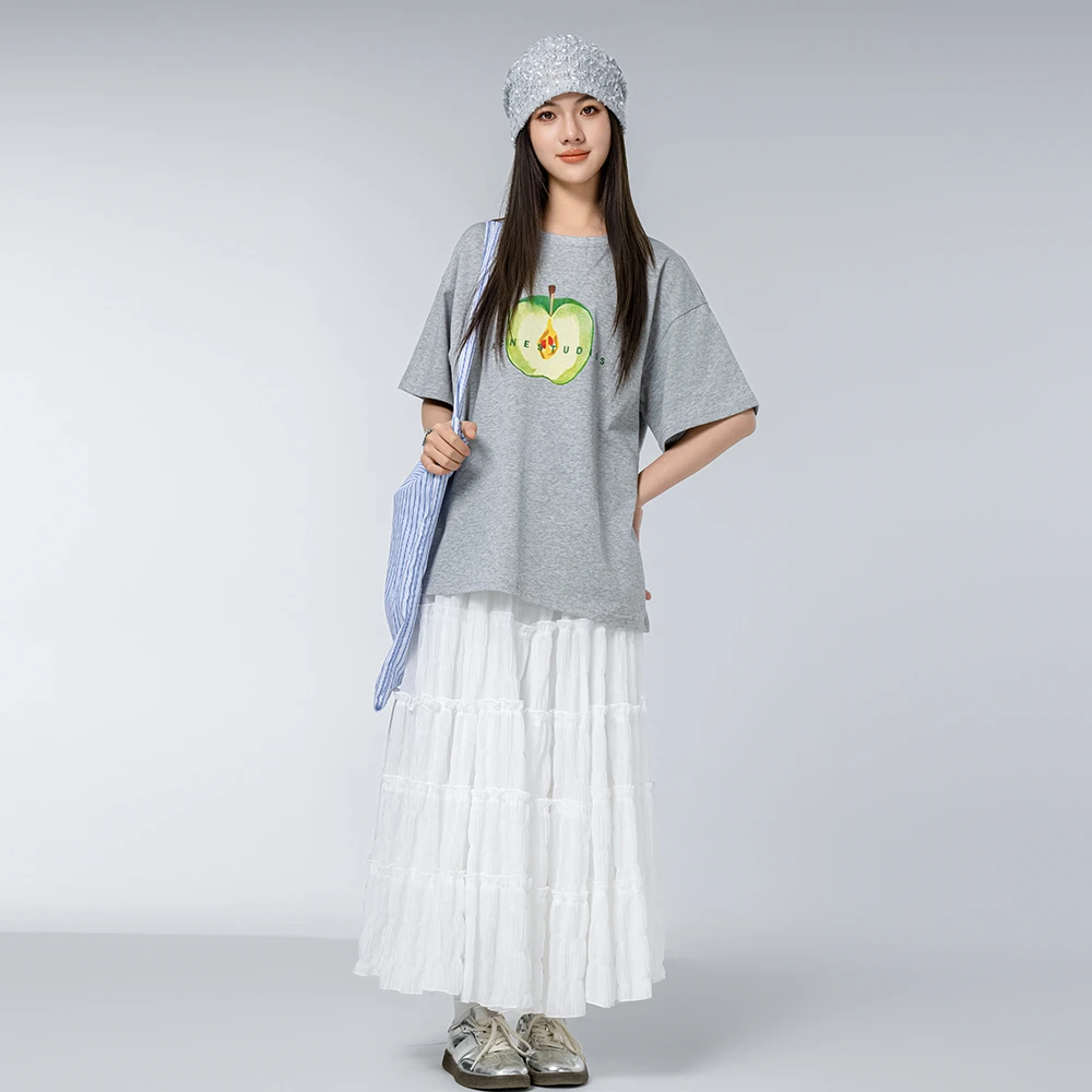 女童半身裙白色纱裙蛋糕裙儿童公主裙蓬蓬裙2025新款大女孩洋气