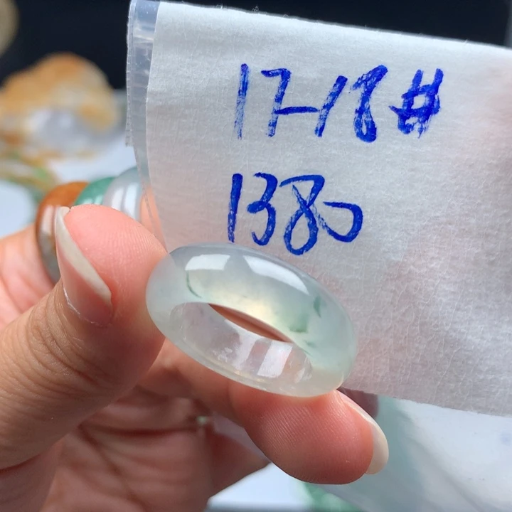 未镶嵌戒指翡翠戒圈