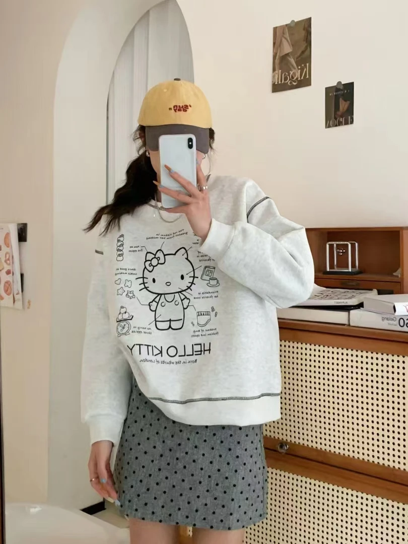KT猫 圆领 春款    圆领卫衣