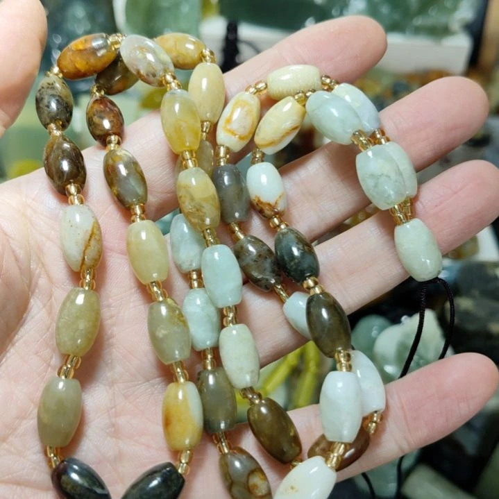 岫玉未镶嵌链子链子