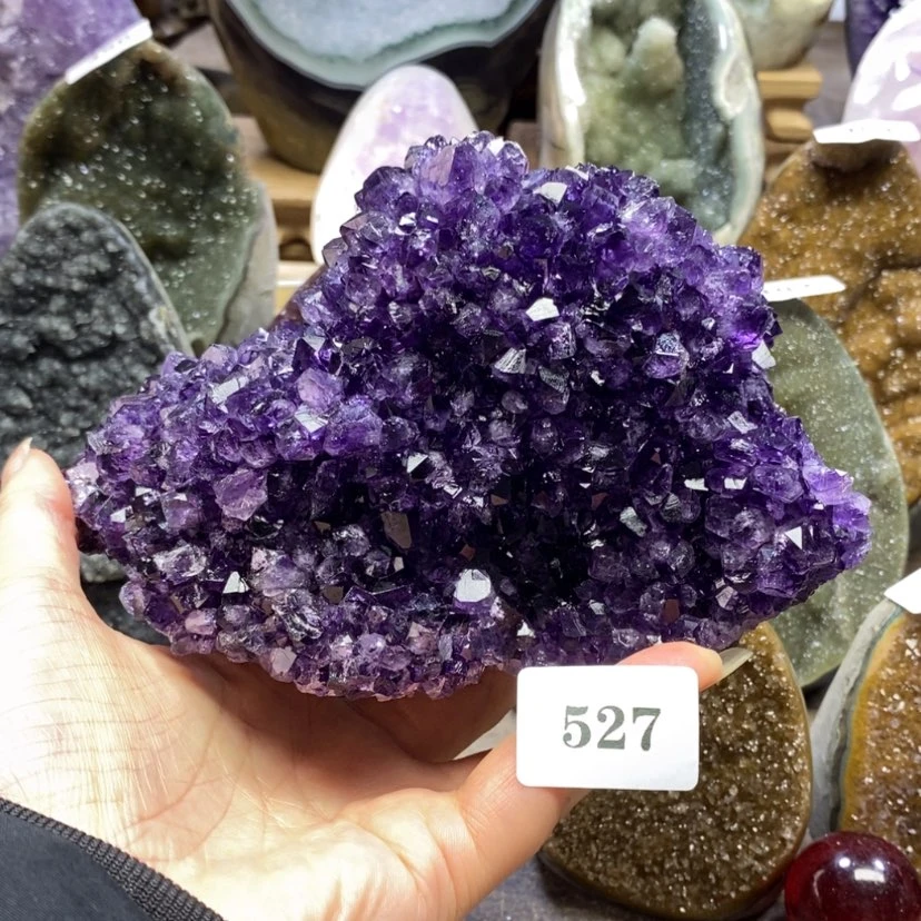 【闪购商品】未镶嵌大型摆件（非配饰）紫晶