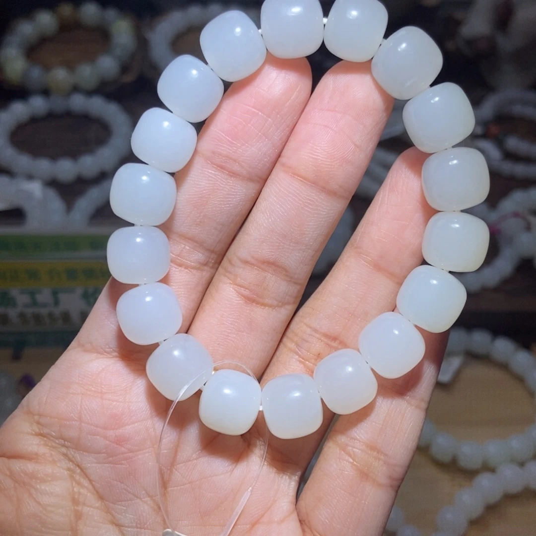 m***l手串未镶嵌和田玉12m老型