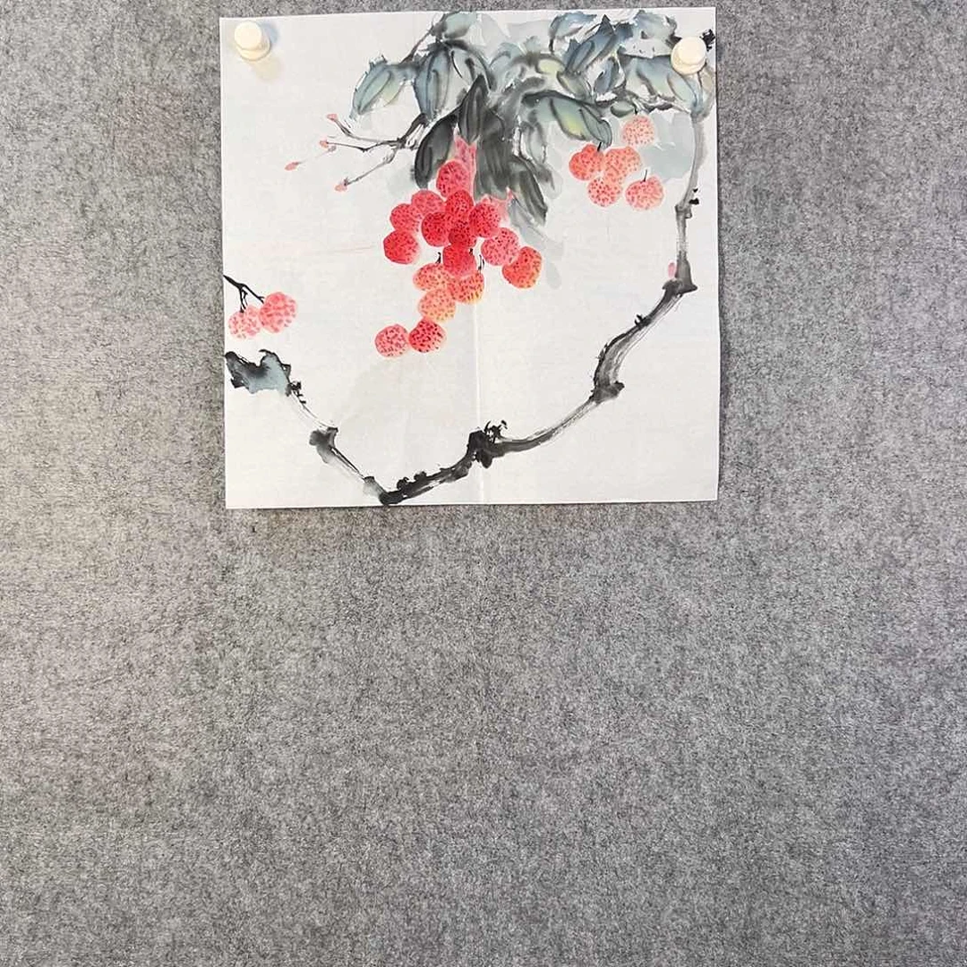 国画602 花鸟在此处飞翔也不太方便呀