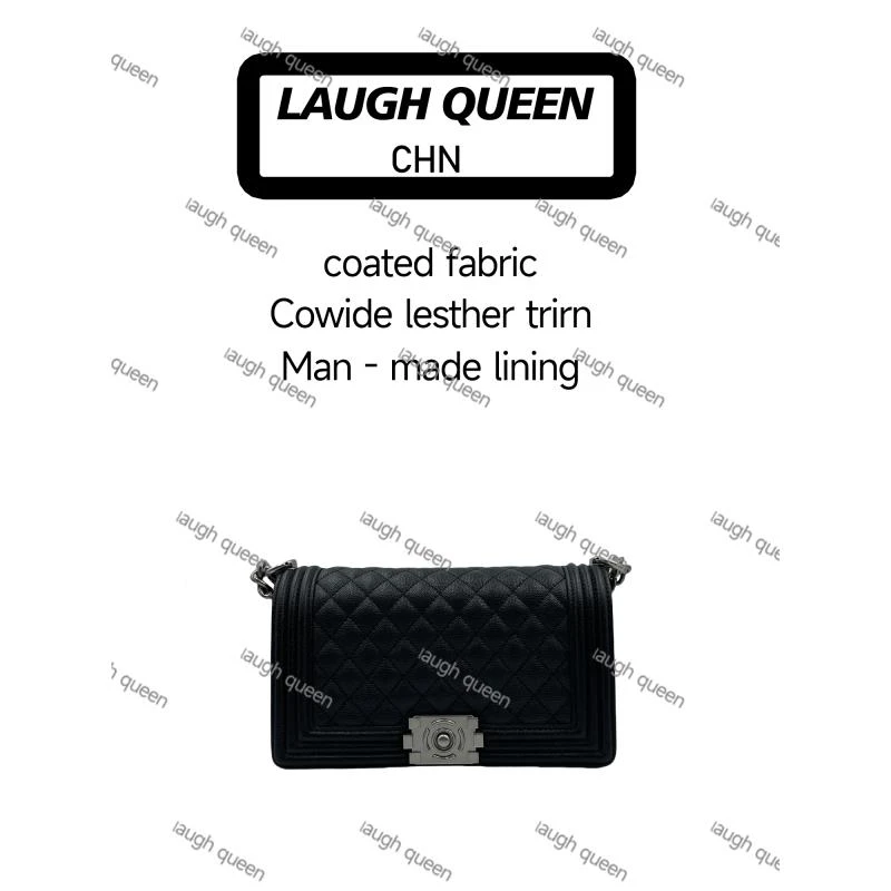 Laugh Queen手工打造真皮女士新款包 10677 大号 m 酱