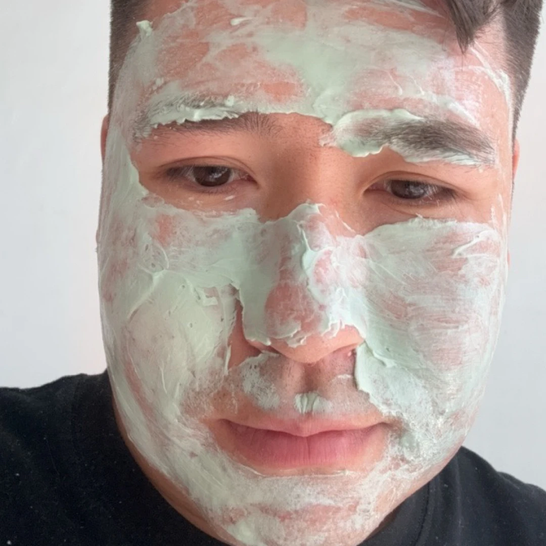 绿茶清洁泥膜深度清洁毛孔去黑头粉刺祛痘补水保湿涂抹面膜护肤