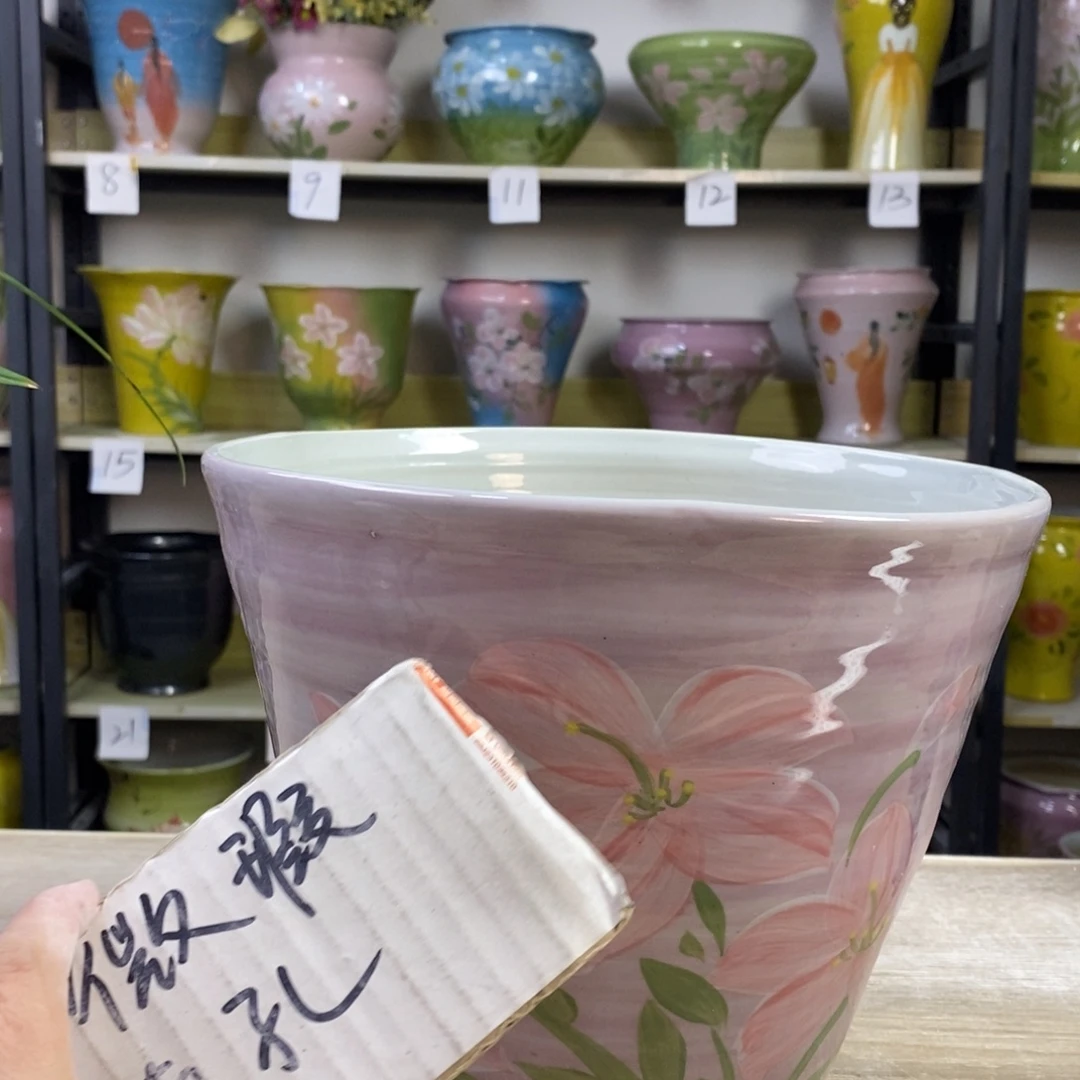 ****～景德镇手工手绘陶瓷花盆