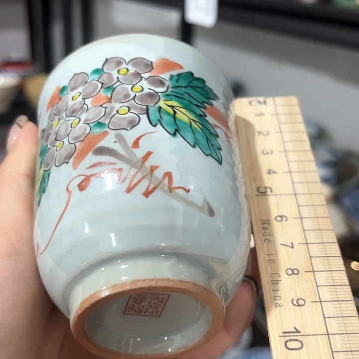 紫泥满二十包邮，瓷片九谷手绘，135