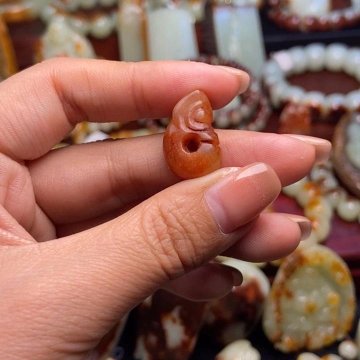 岫岩河磨玉（透闪石质玉）未镶嵌挂件