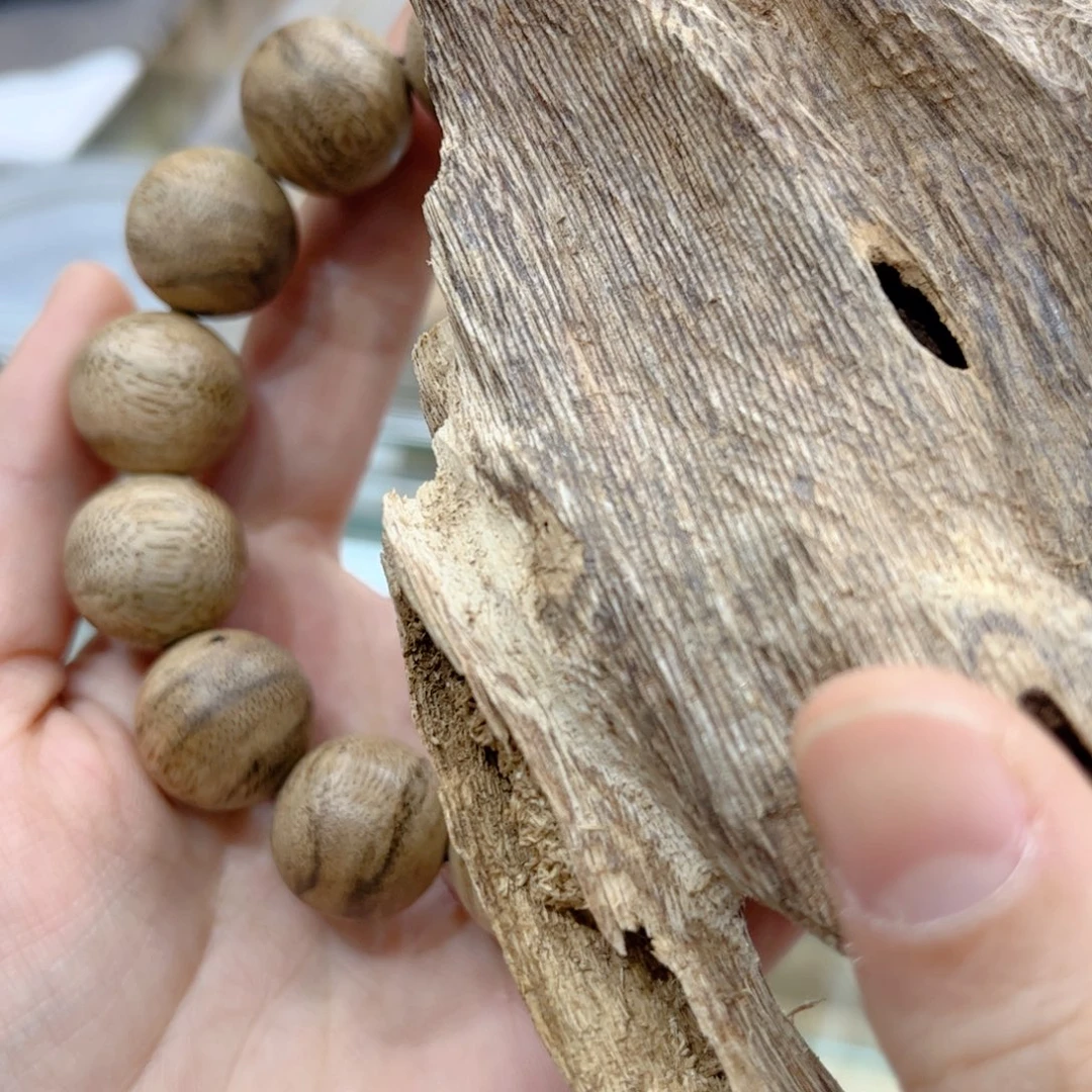 香榧木虎*海南木料大山虎斑棋卡16 20.6克