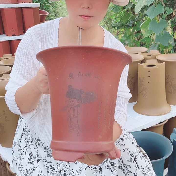 紫砂花盆宜兴紫砂精品花盆