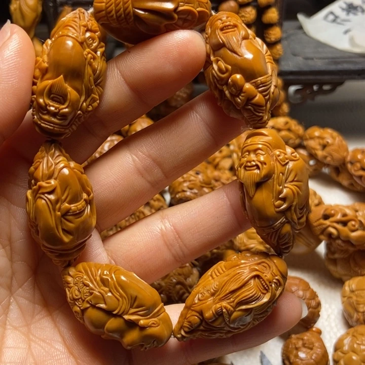 【闪购商品】橄榄核手串/手链福禄寿喜财