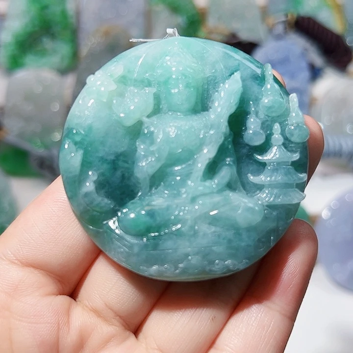 颈饰未镶嵌翡翠翡翠