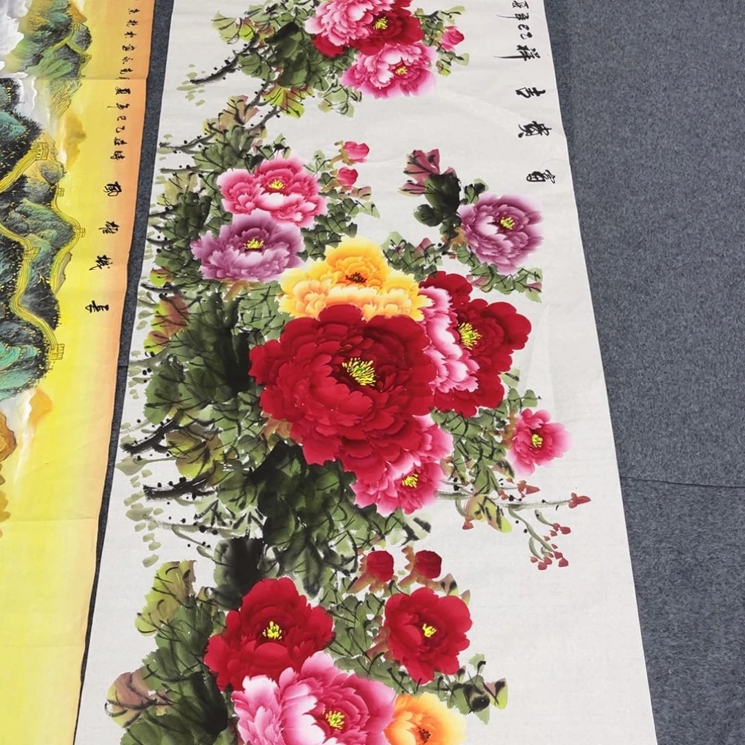国画宣纸手绘，手工作品