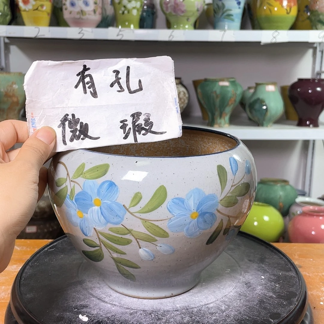 景德镇陶瓷花盆花器微瑕258