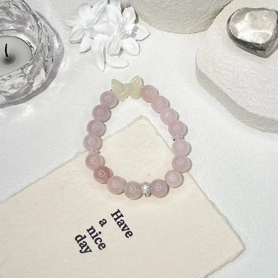 【】TGS天然水晶手串原创设计 K184