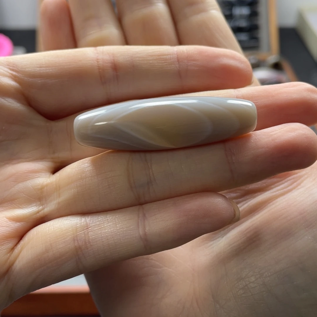 玛瑙/玉髓未镶嵌锁骨