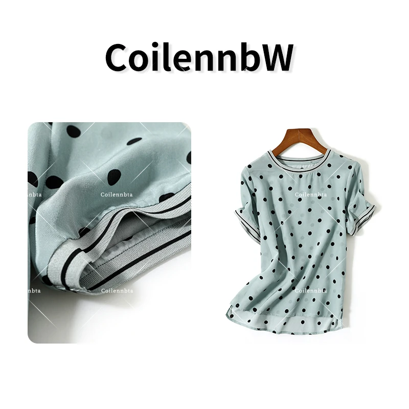 原创设计·2272-1款 花之语春夏新款桑蚕丝T恤上衣