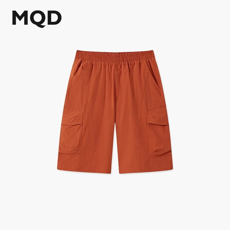 MQD童装25夏季新品户外露营工装大口袋登山休闲裤五分裤9652W1593