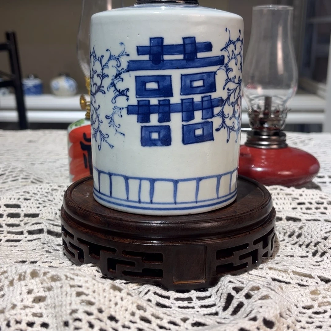 摆件景德镇陶瓷香薰灯