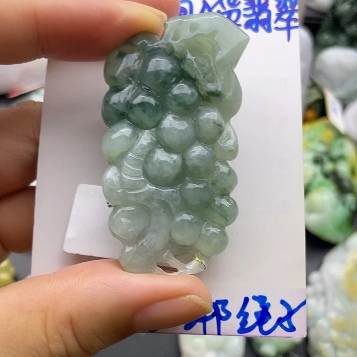 颈饰未镶嵌翡翠天然翡翠