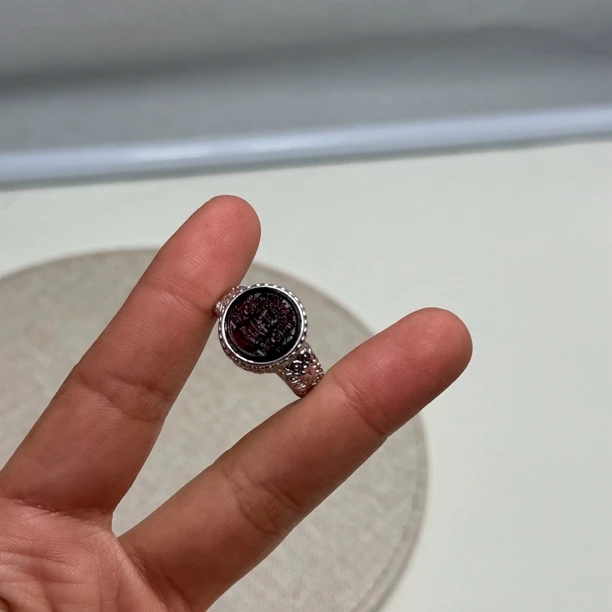 AC79 琥珀（血珀）戒指