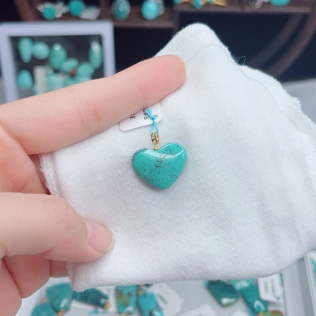 绿松石18K金镶嵌绿松石