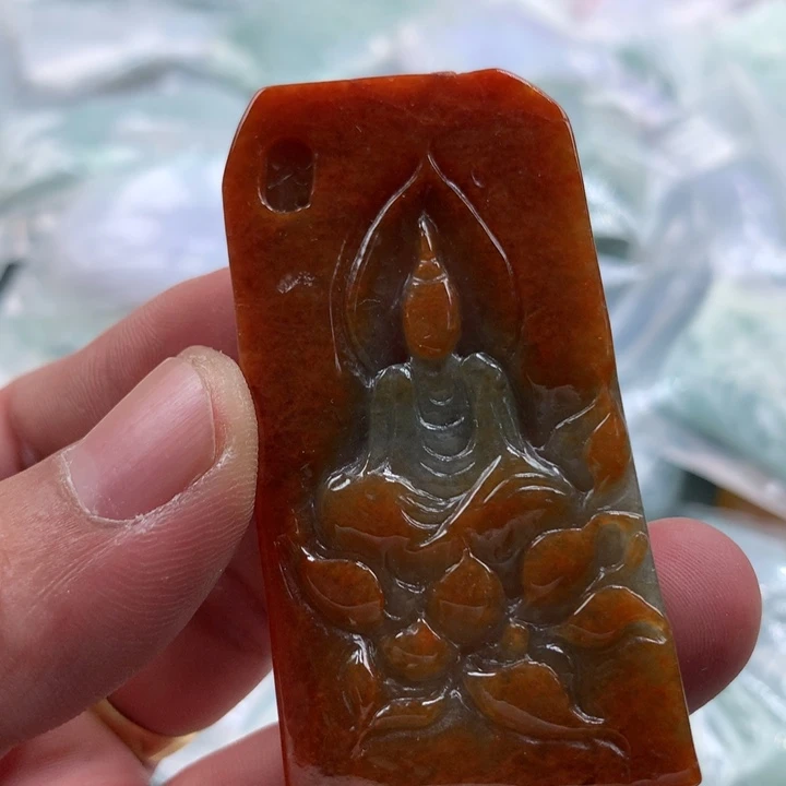 翡翠未镶嵌颈饰保真天然a货翡翠