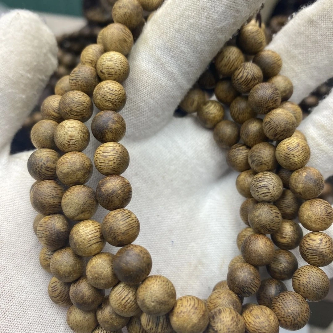 白奇楠沉香手串108颗8mm24克多样性发一