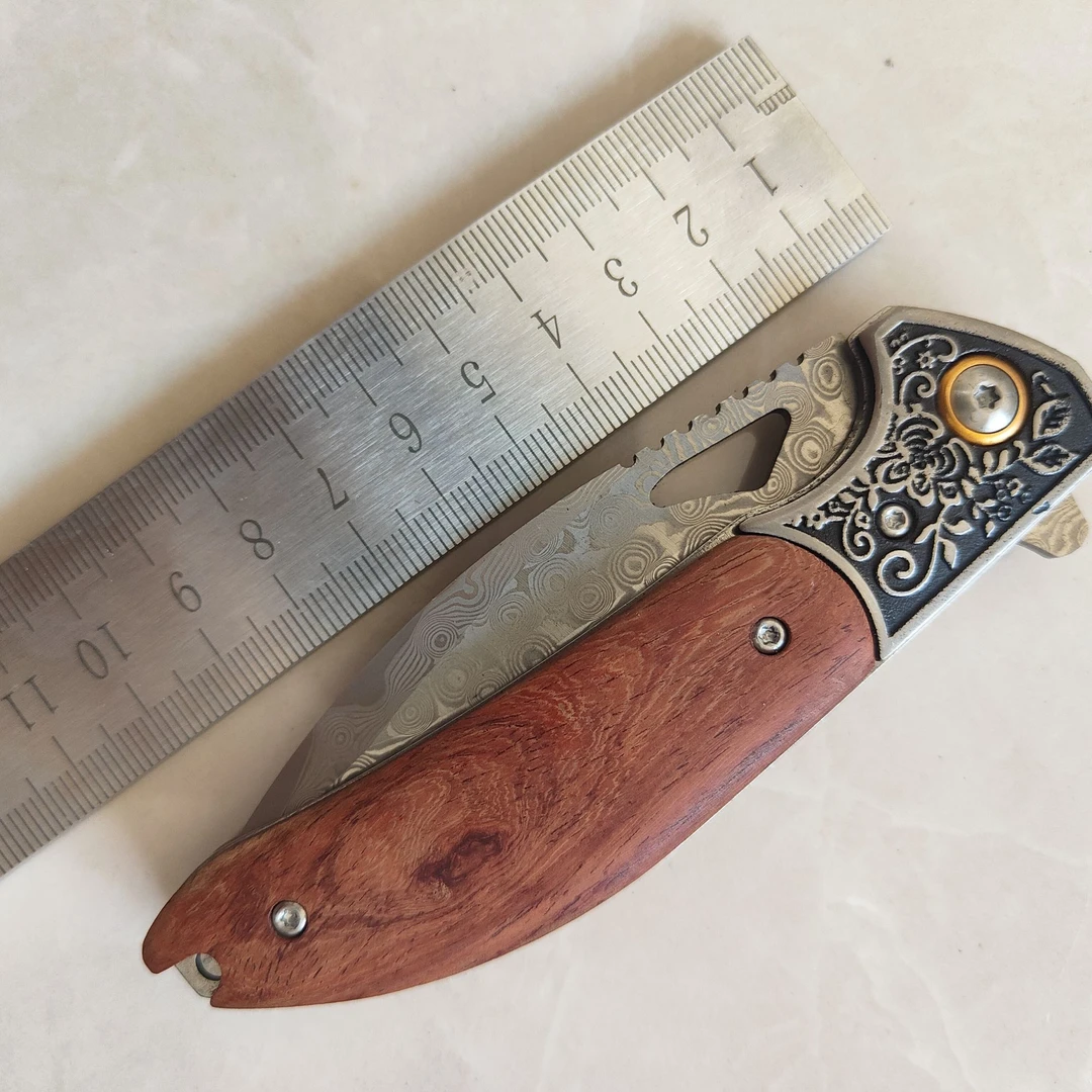 大马士革折叠户外工具