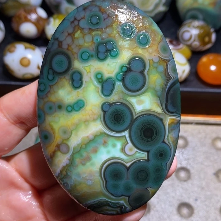 未镶嵌玛瑙/玉髓珠宝半成品50