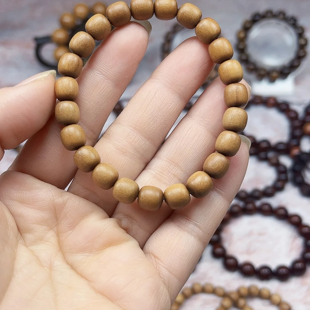 檀香木无事牌檀香手串