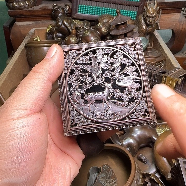 铜器办公室茶室摆件