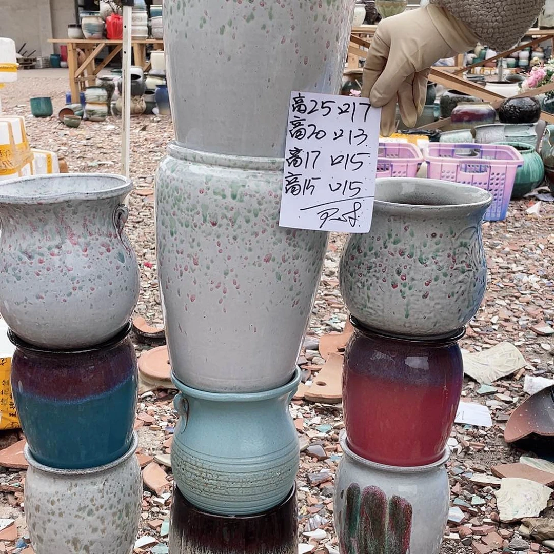 红陶王嫂花盆0211-252框