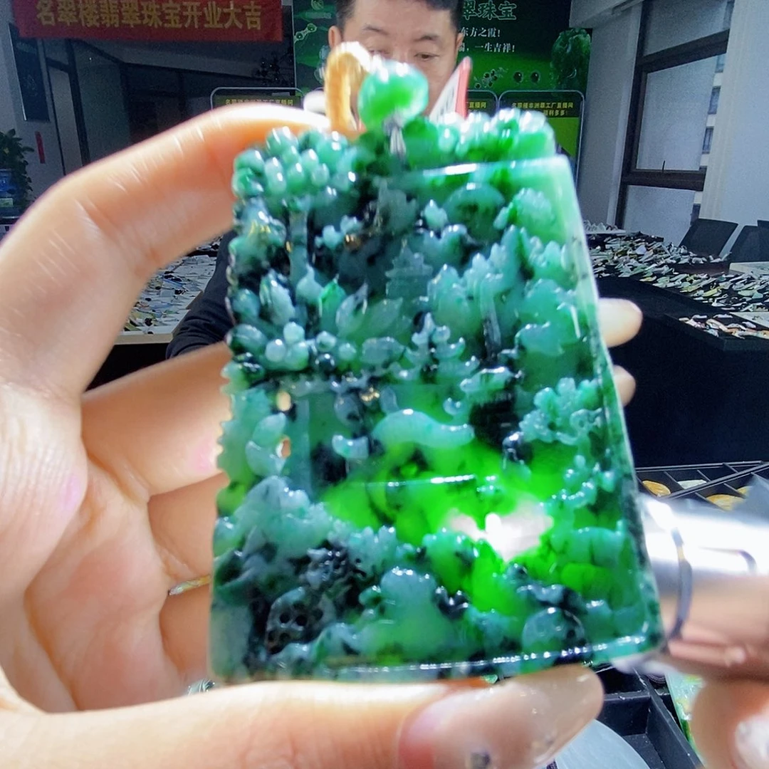 颈饰未镶嵌翡翠翡翠