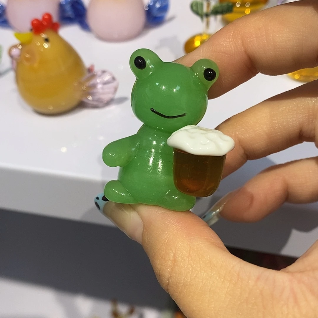 手工艺品琉璃啤酒蛙