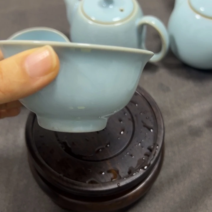 瓷片原产地原矿釉汝瓷