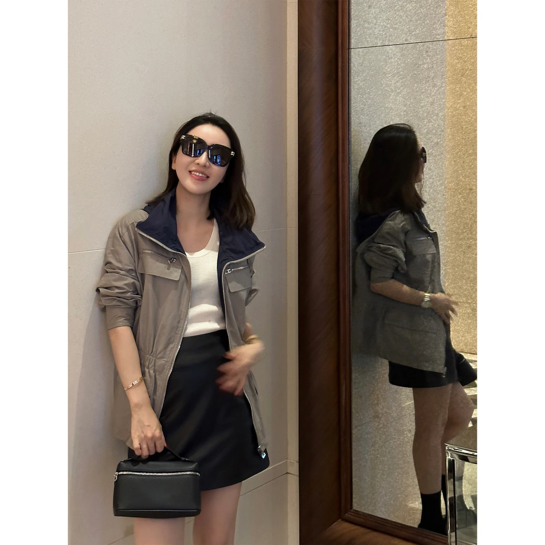 JESSICA WU率性自我~高质感进口超柔绵羊皮时髦有型风衣外套