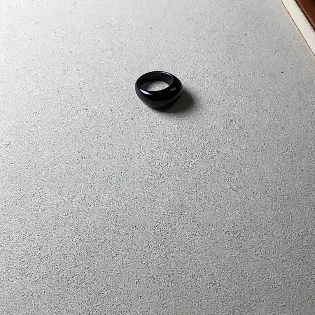 和田玉戒指未镶嵌叶*九