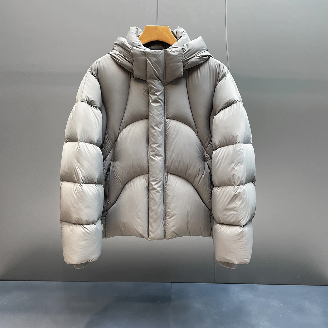 冬季男士韩版连帽羽绒服潮流宽松保暖面包服外套时尚休闲冬装上衣