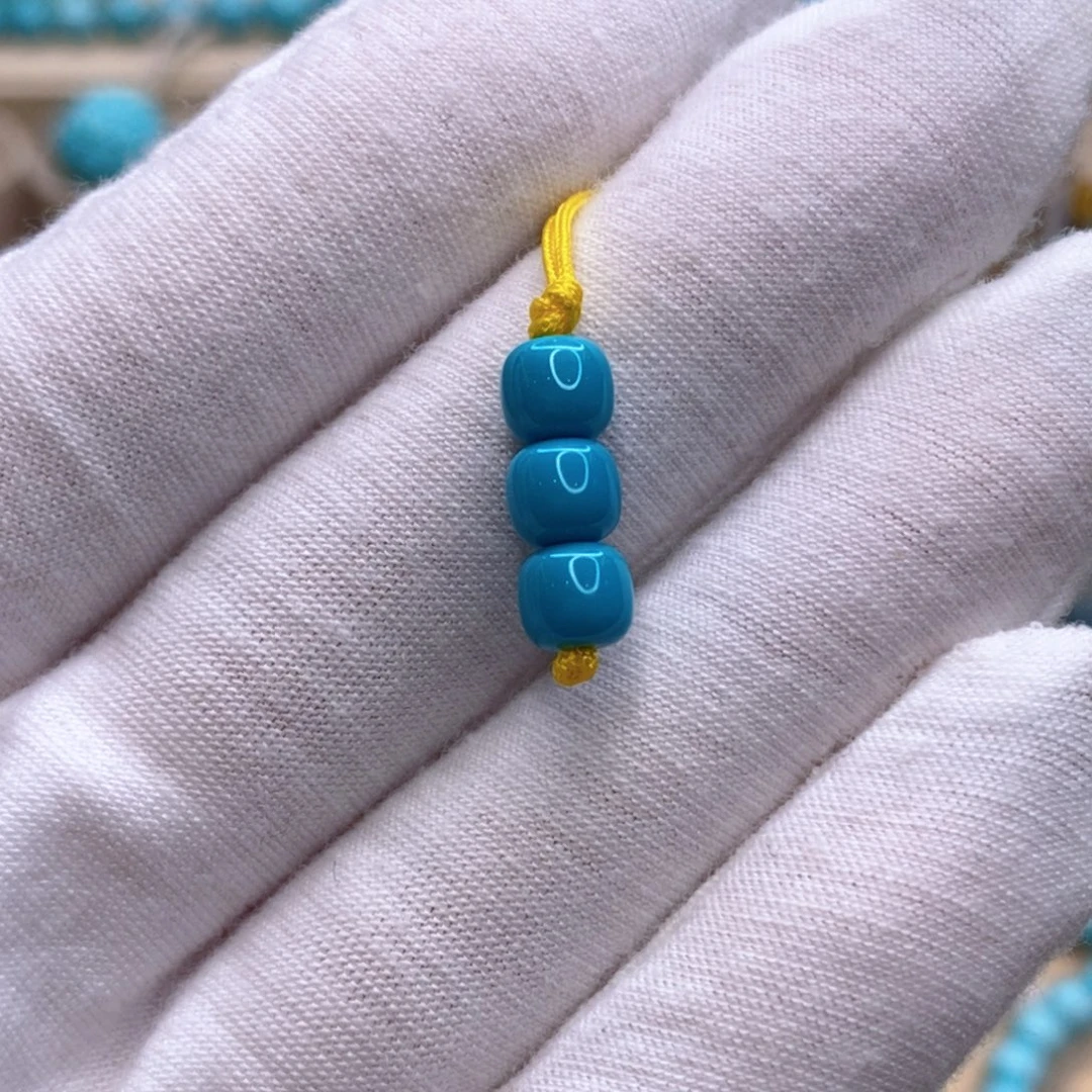 绿松石未镶嵌珠宝奇石6mm