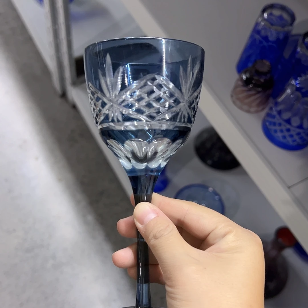 平底款水晶玻璃微瑕一个