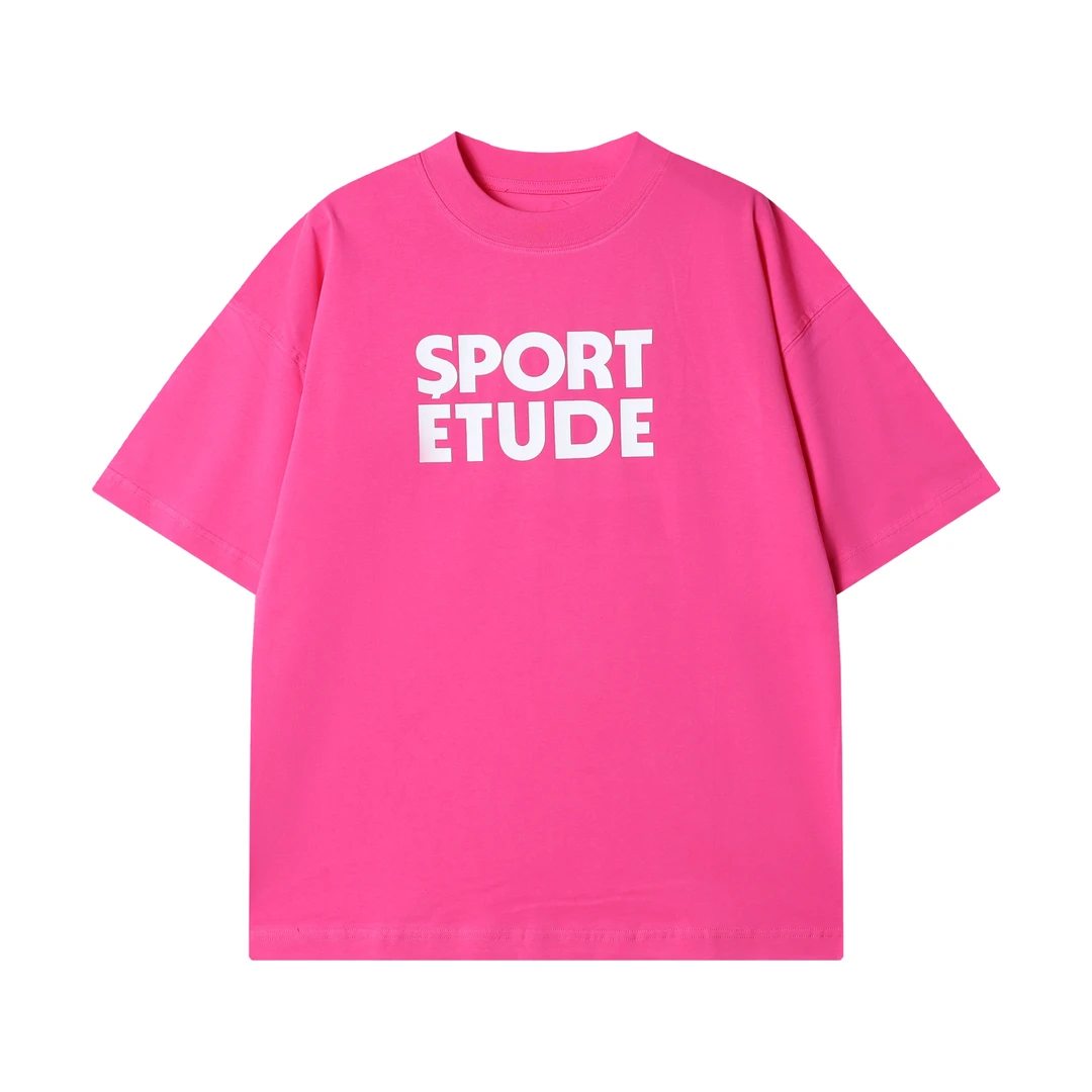 夏季新款时尚个性韩版撞色字母印花圆领短袖T恤气质百搭潮流上衣