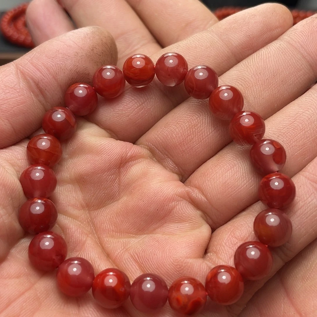 南红玛瑙未镶嵌手串