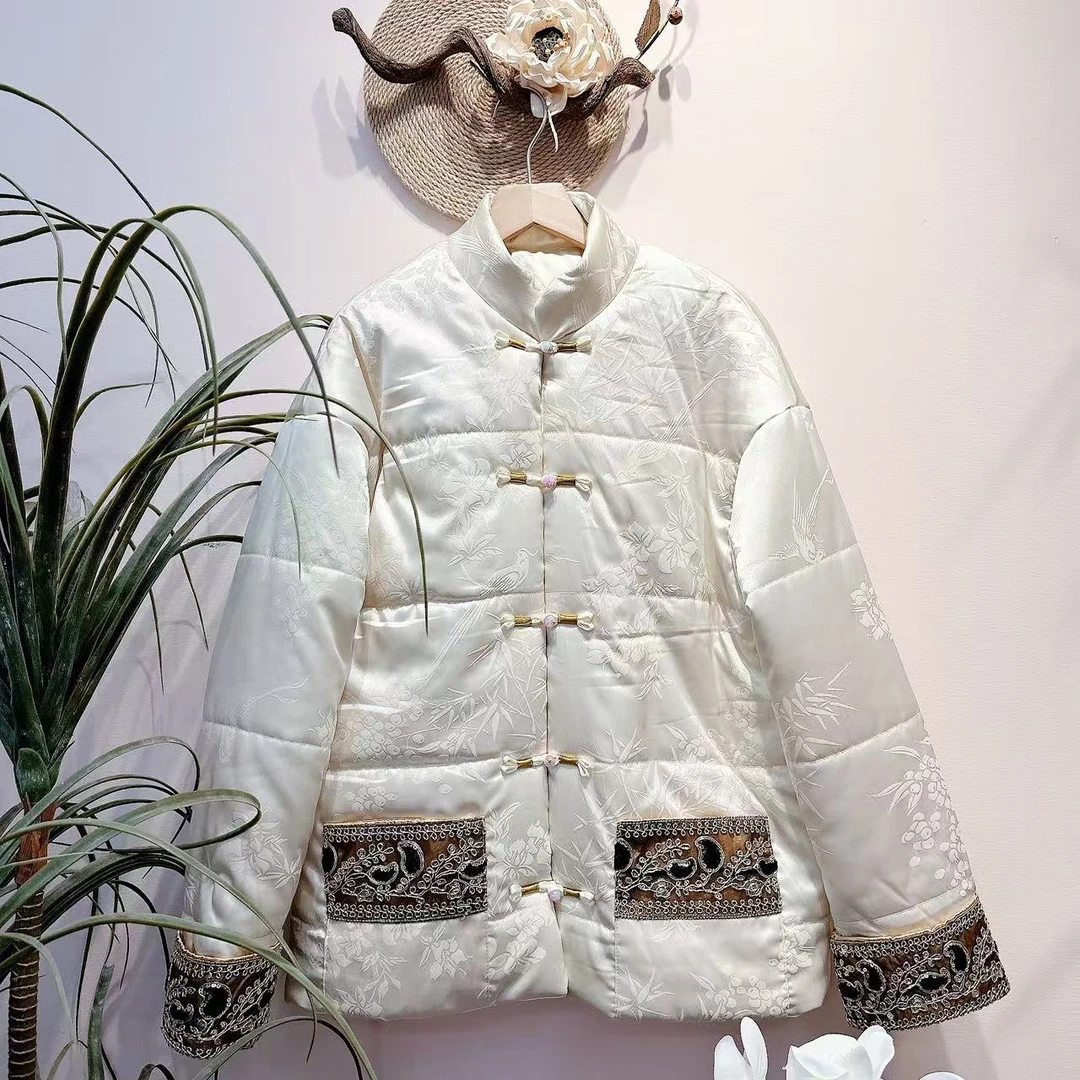 民族风重工刺绣加厚短款开衫百搭宽松显瘦外套上衣