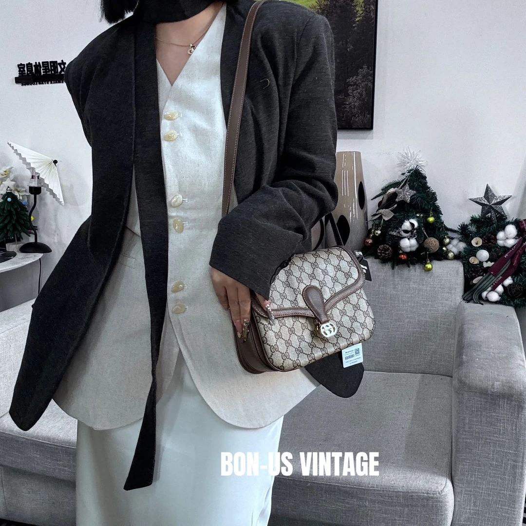 95新 GUCCI/古驰 617944/盒子包配皮换新