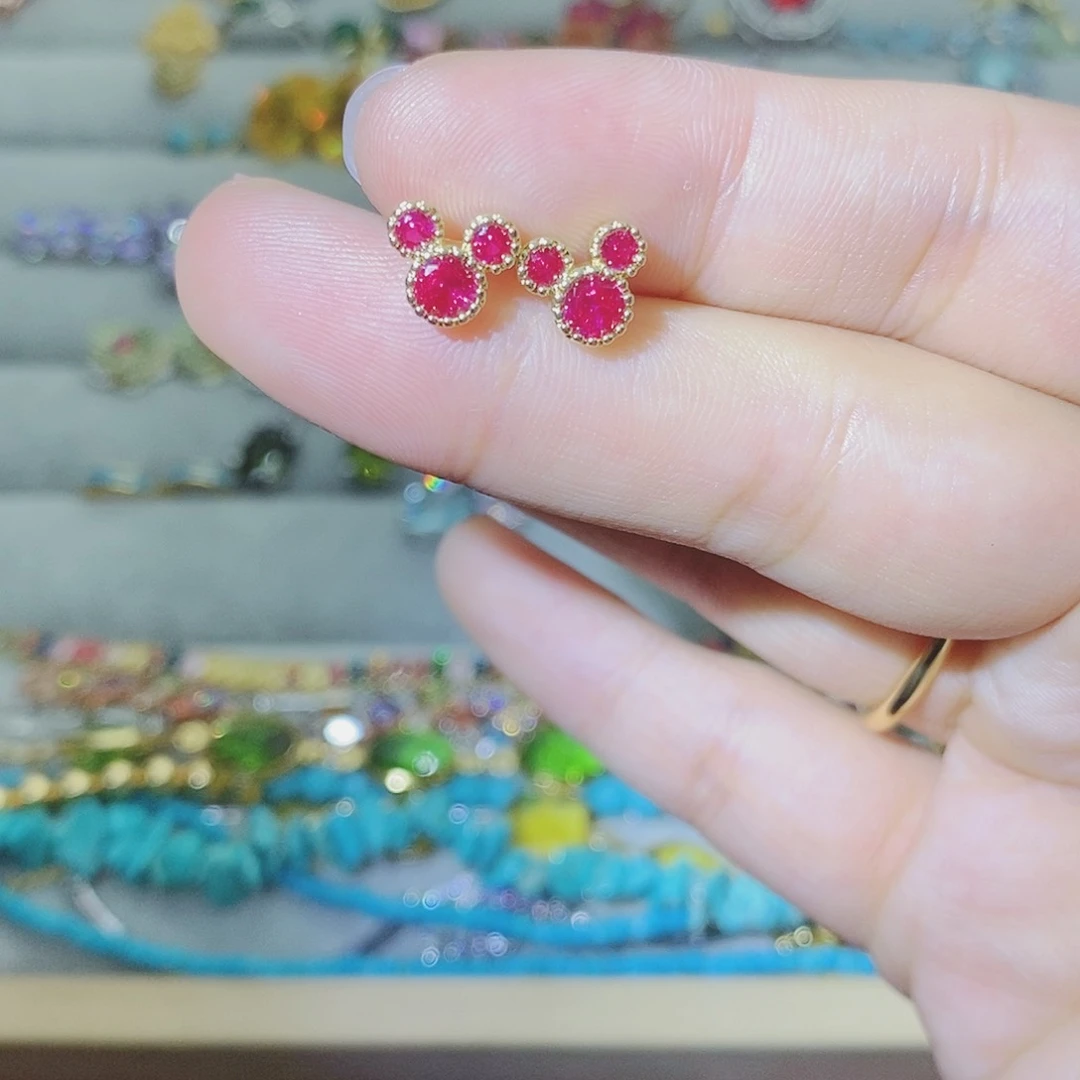 【闪购商品】银S925镶嵌耳饰托帕石