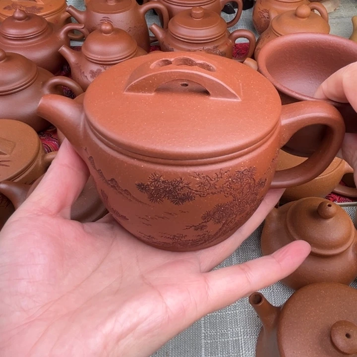 原矿红降坡刻绘汉瓦精工半手280c c