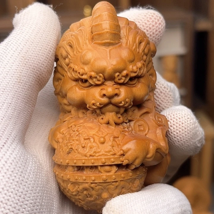 最大号貔貅手把件绳子七公分貔貅