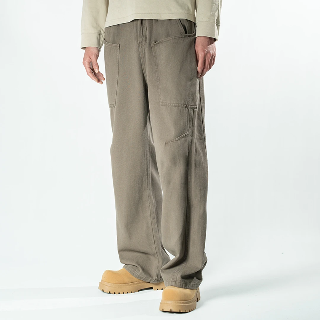 G-FRAME工装裤子男潮牌2025新款宽松休闲cleanfit男款男生直筒