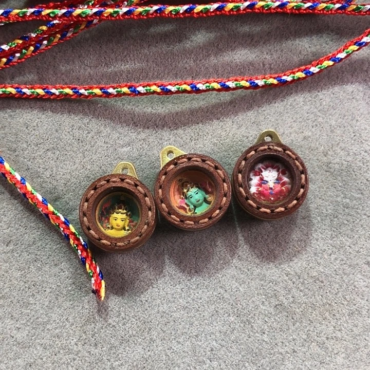 猫***咪泥塑文殊绿度母小九